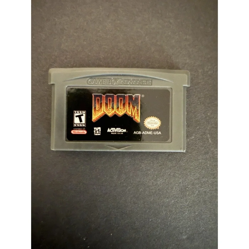 Doom (Nintendo Gameboy Advance, 2001) Cartridge Doom GBA Tested Authentic
